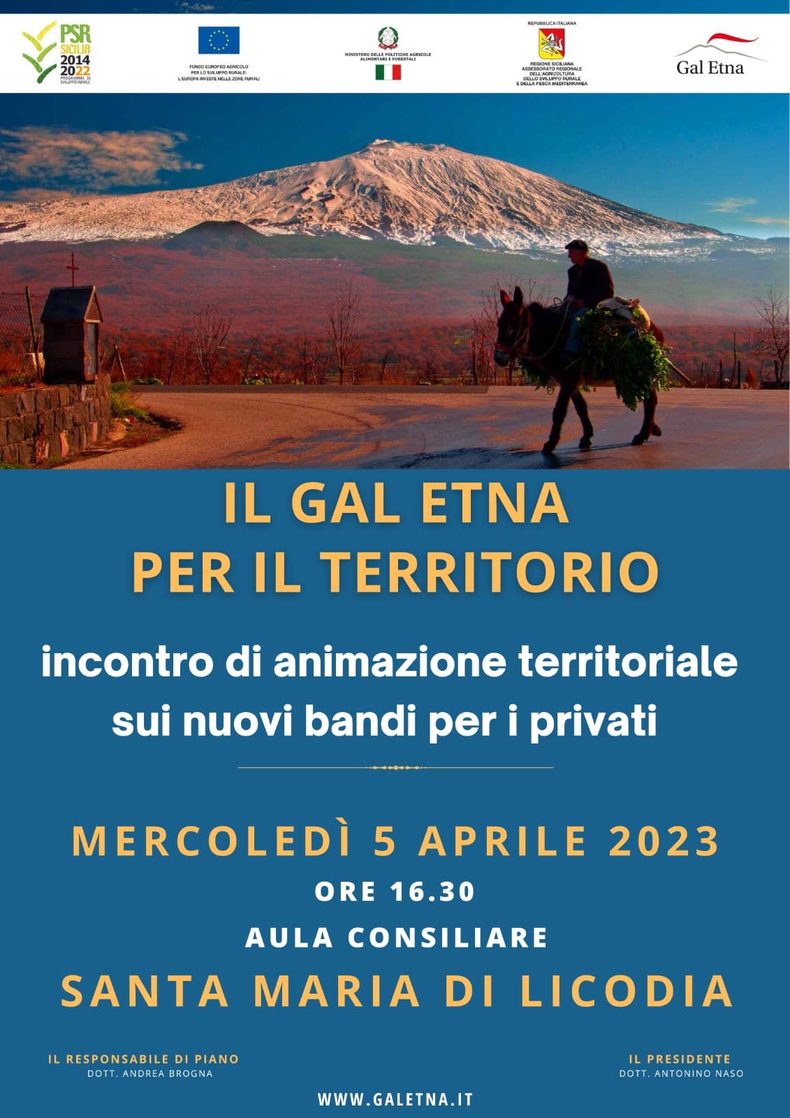 Il GAL Etna per il territrio - incontro animazione territoriale sui nu
